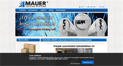 Desktop Screenshot of mauer.hu