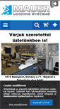 Mobile Screenshot of mauer.hu