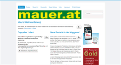 Desktop Screenshot of mauer.at